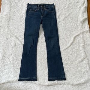 Veronica Beard Dark Blue Flare Jeans
